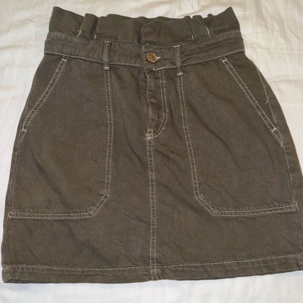Free People Cargo Skirt
